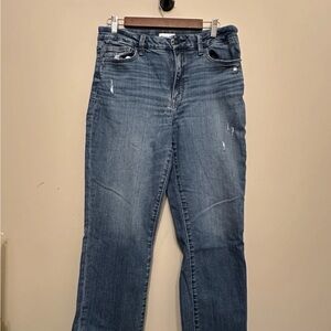 Studio Women's Straight Leg Blue Jeans